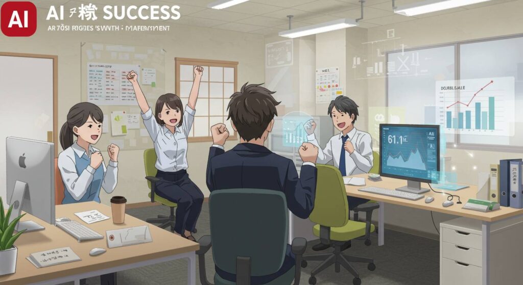 社員3人でもできた！愛知県発AI導入で売上倍増の秘訣